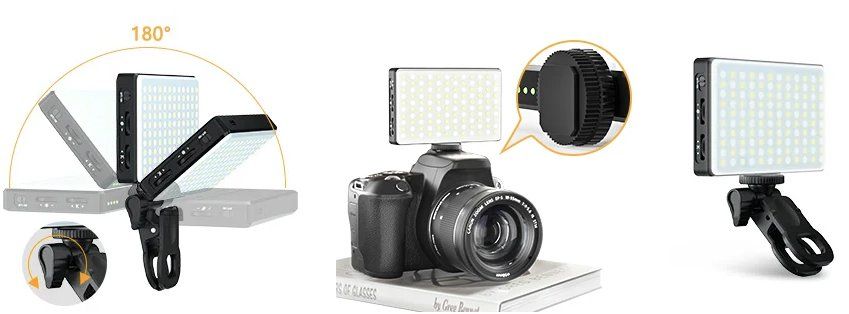 Lampen: Selfie Licht Panel mit Klammer Telefonhalter 120LEDs – Neu und originalverpackt aus Châtelaine von topshop.switzerland 4