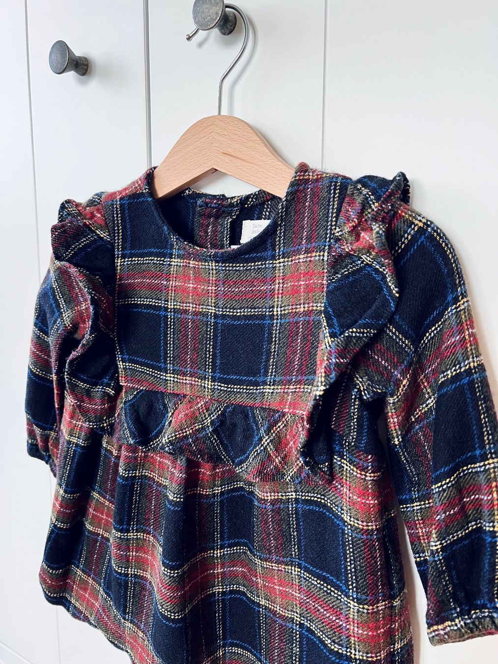 Zara Blusen, T-Shirts & Tops: Zara, 86, Langarmbluse, Bluse, marineblaue, kariert – Neu (gemäss Beschreibung) aus Burgdorf von rulan 2