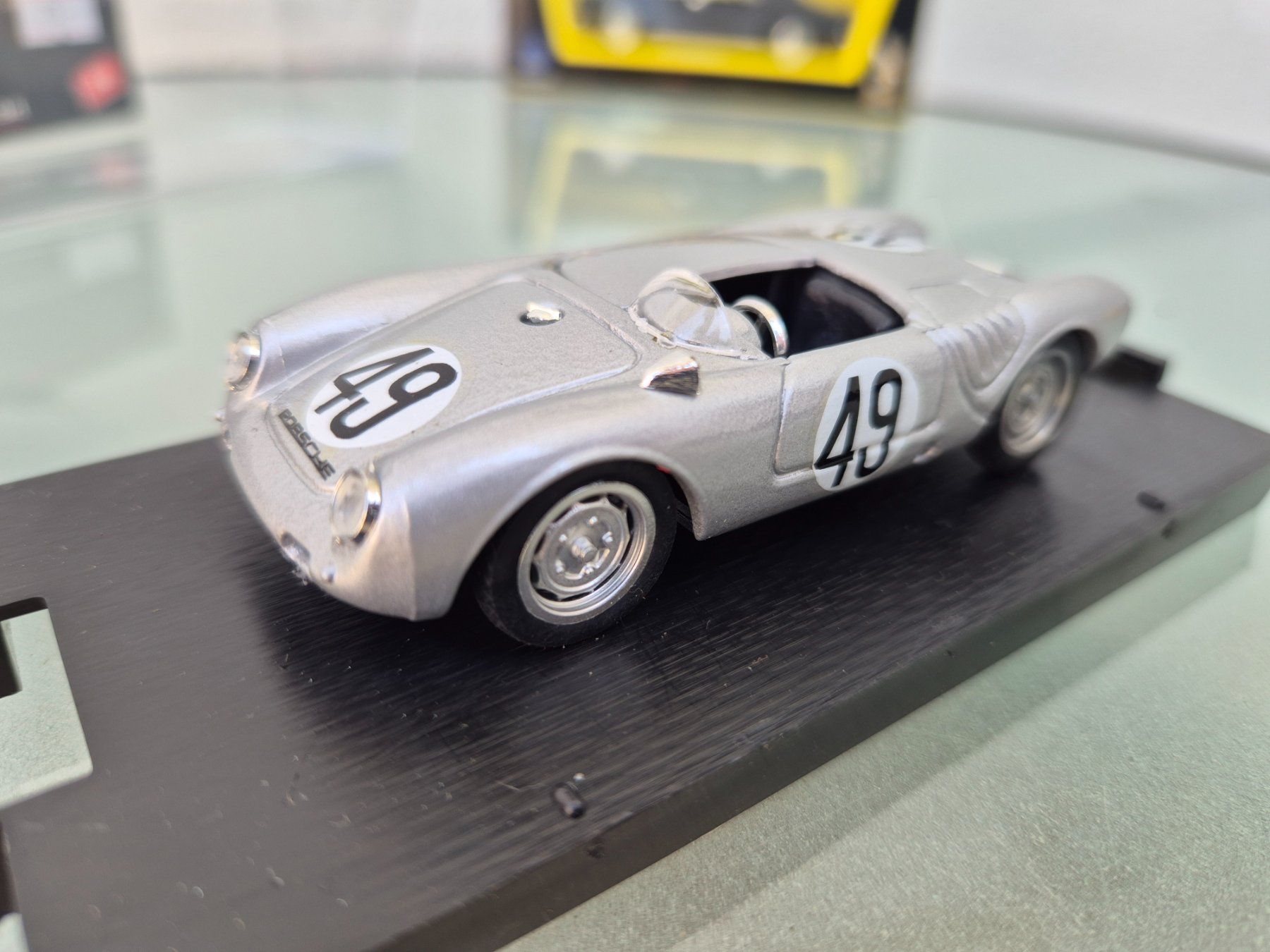 Porsche Modellautos: Porsche 550 RS Le Mans 1955. Brumm – Neu (gemäss Beschreibung) aus Oberbuchsiten von laffite54