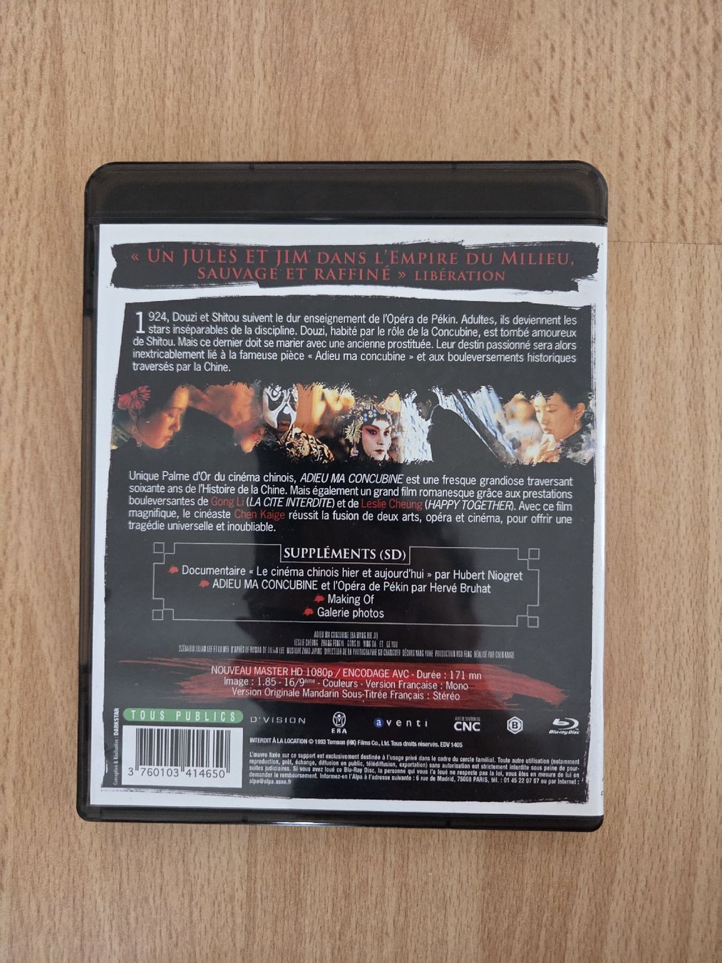 Tutti i DVDs: adieu ma concubine Blu-ray  – Usato da Biel/Bienne venduto da Totalkelly 1