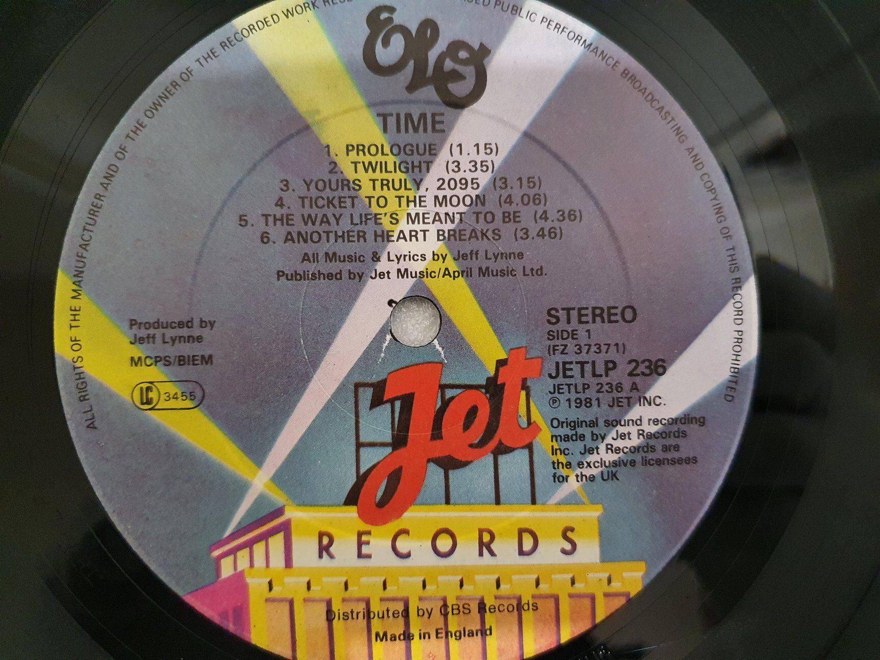 Dischi in vinile: ELO – Time – Usato da Uster venduto da Vinyl-Leidenschaft 4