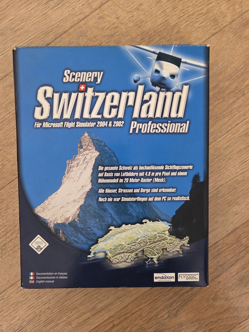 Giochi: Switzerland for Flight Simulator 2004 Big Box - RARE - PC – Usato da Carouge GE venduto da Franllo 1