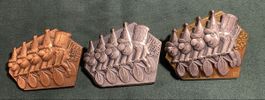 3er Set Basler Fasnachtsplakette Jahrgang 1998