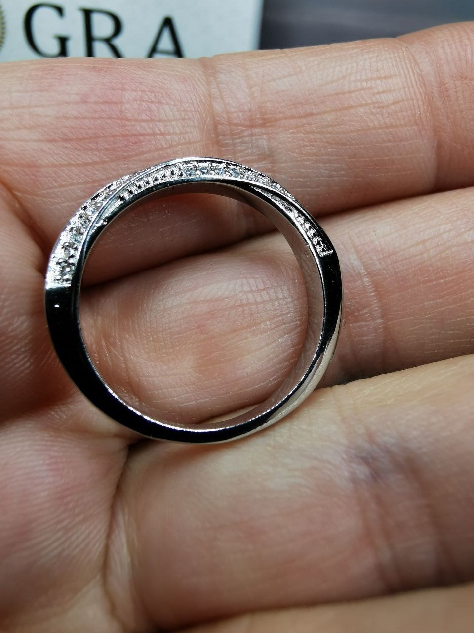 Anelli: Bague argent avec diamants de moissanite certifiés GRA – Nuovo e nell'imballaggio originale da Reconvilier venduto da Tsma67 7