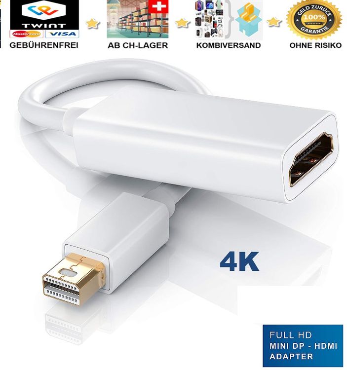 Adattatore Mini DisplayPort Maschio A DisplayPort Femmina – 8K@60Hz, 2 Pezzi, Alluminio Grigio
