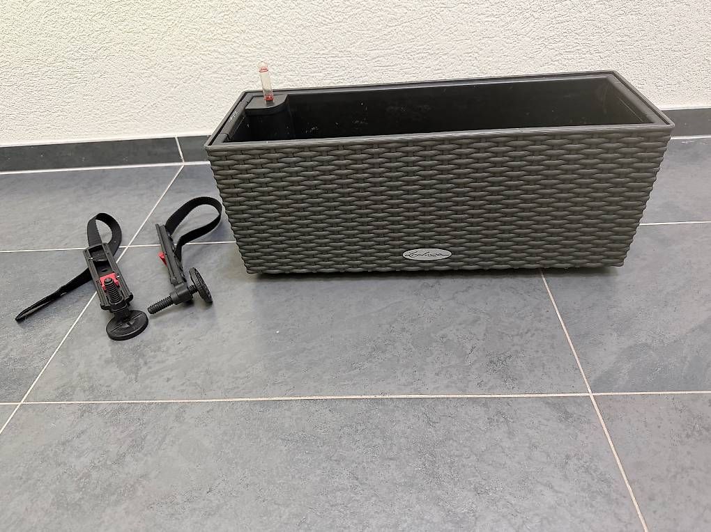 Lechuza Vasi per fiori: 2 Jardinières Lechuza, gris anthracite – Usato da Begnins venduto da cloclo74