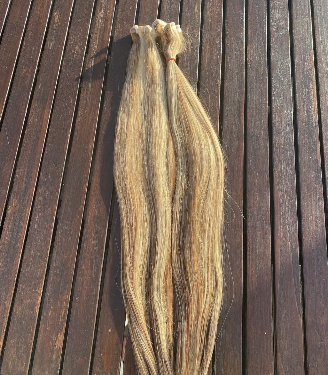 Perücken: Echthaar Extensions Blond Mix - Top Zustand – Neu (gemäss Beschreibung) aus Olten von Hus10