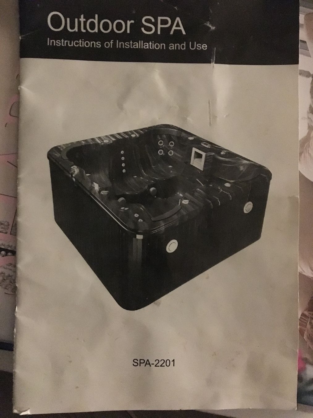 Bains à remous: Whirlpool 220x220x103cm  – Défectueux à Matzendorf par Scoop0 4