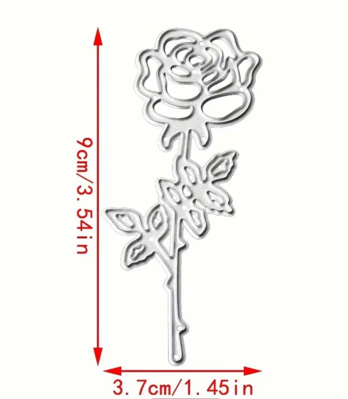 Schablonen: Rose  - Stanzschablone – Neu und originalverpackt aus Frenkendorf von jazzplatten 1