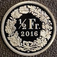 50 Rappen 2016 pp / aus Münzsatz / in einer Münzkapsel