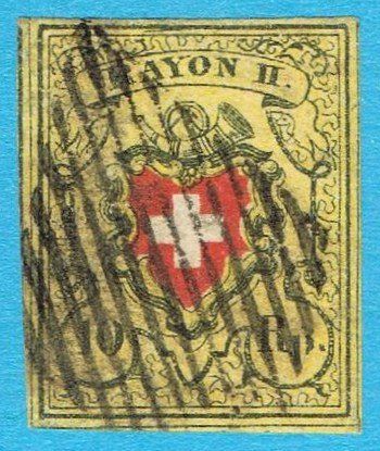 Alle Briefmarken: 16II T28 E LO – Gebraucht aus Biberstein von Jura39