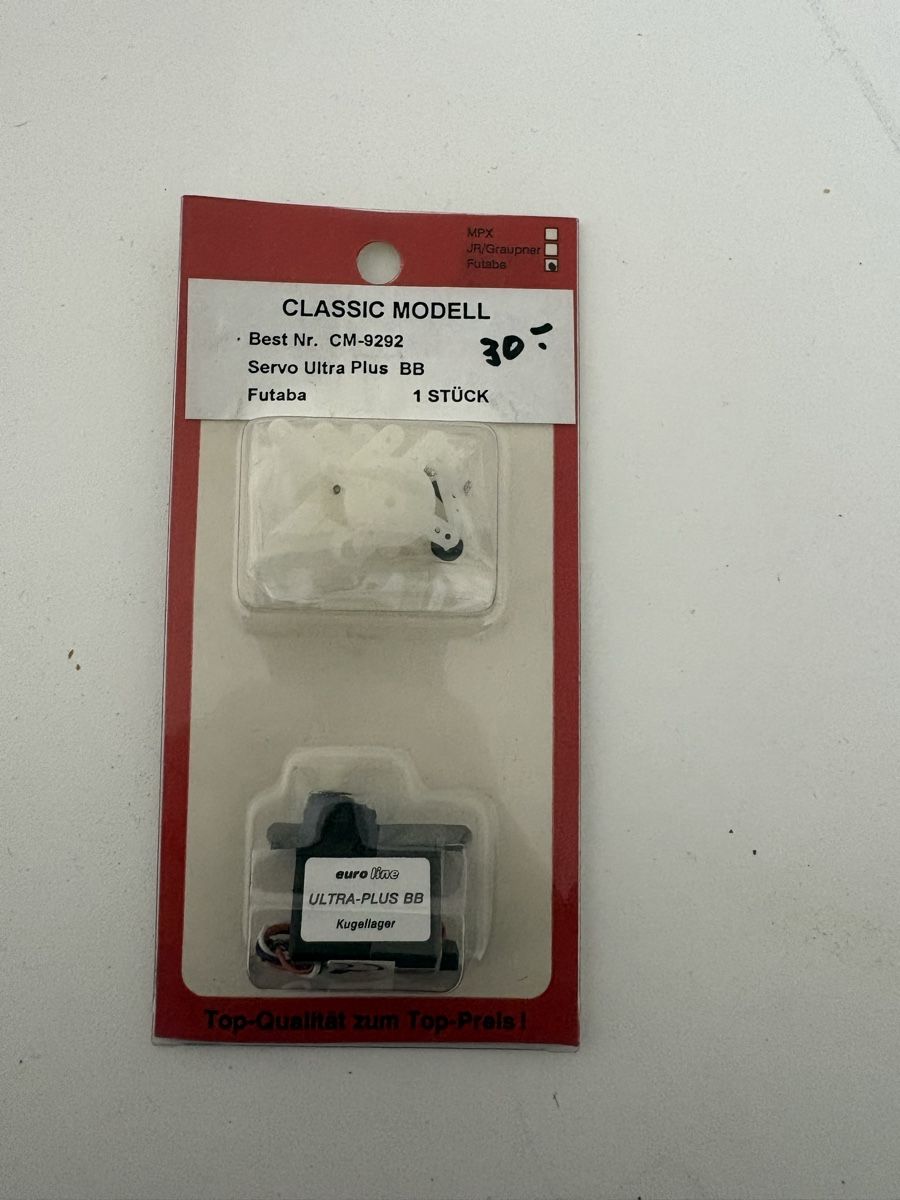 Kit di modellismo & Modellini statici: Futaba Servo Ultra Plus BB Classic Modell CM-9292 1 St – Nuovo (secondo la descrizione) da Tuggen venduto da erk22.12