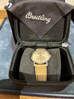Breitling Uhr Handaufzug mit Box und Kappe