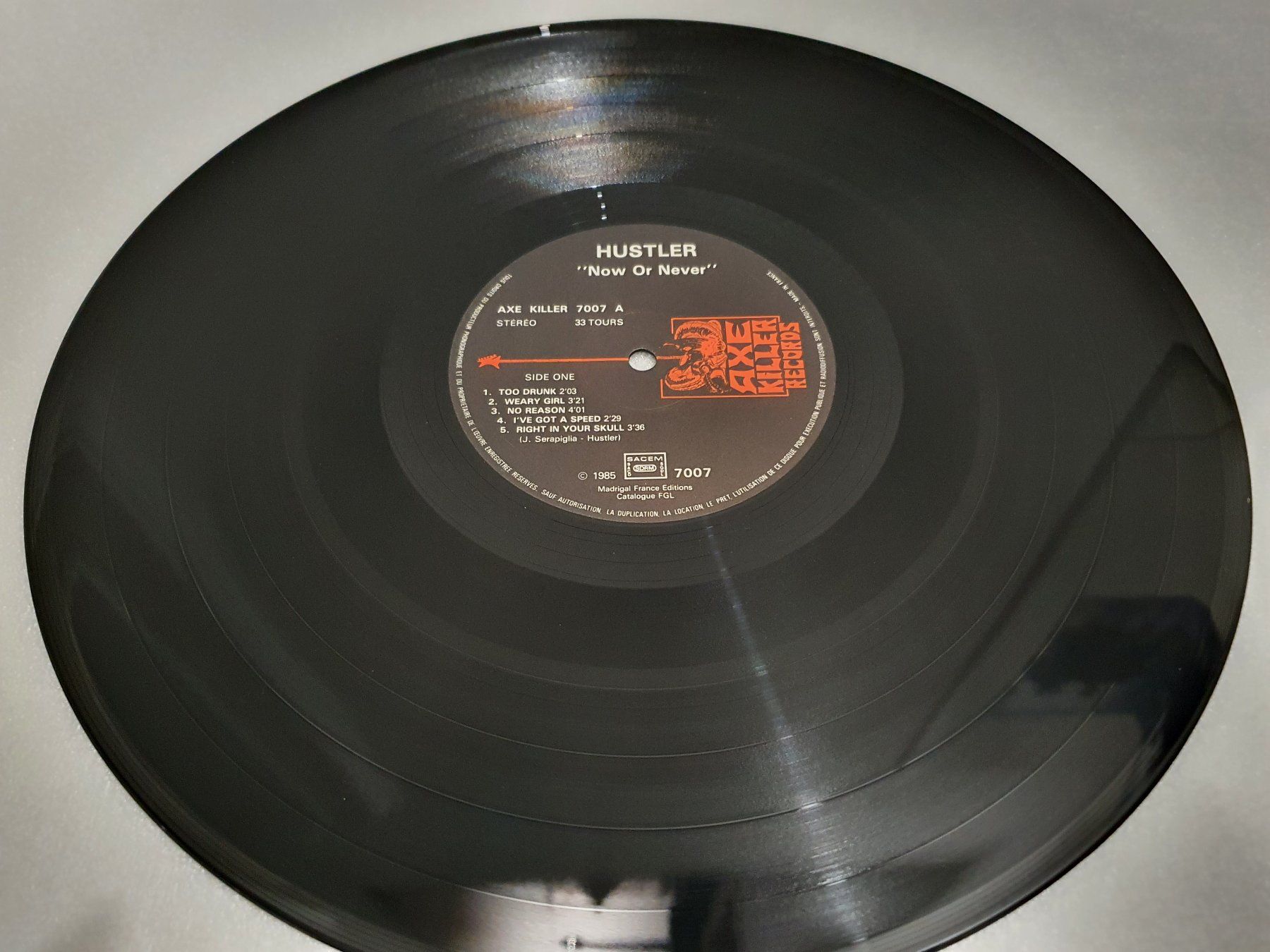 Schallplatten: Hustler – Now Or Never – Gebraucht aus Uster von Vinyl-Leidenschaft 3