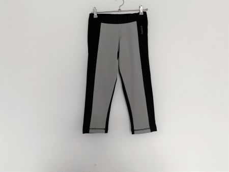 Reebok Sport Leggings Damen 3/4 Tight schwarz grau XS