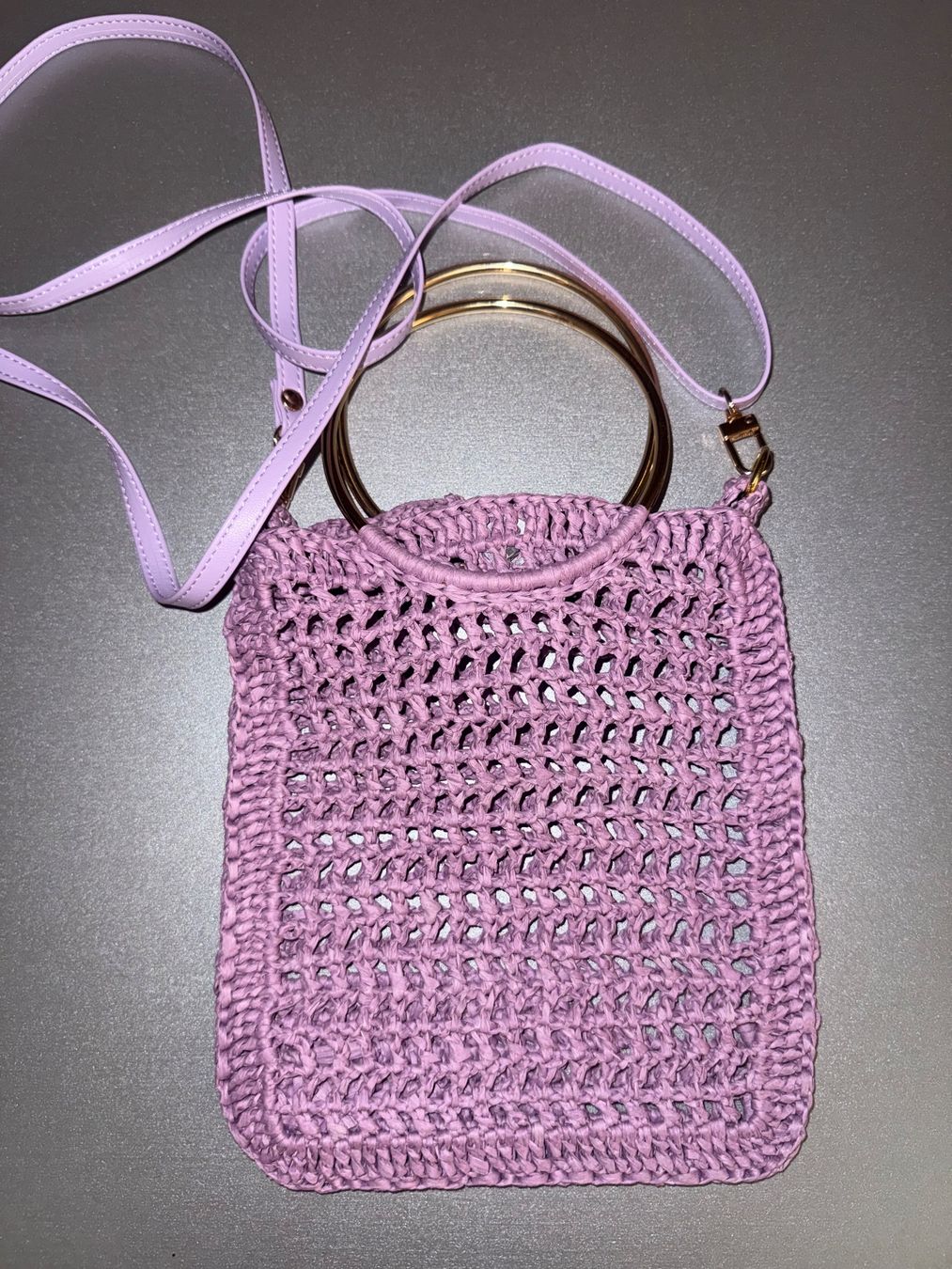 Borse da donna: Tasche aus Raffiabast handgestrickt – Nuovo (secondo la descrizione) da Buchrain venduto da nat_pl5p 6