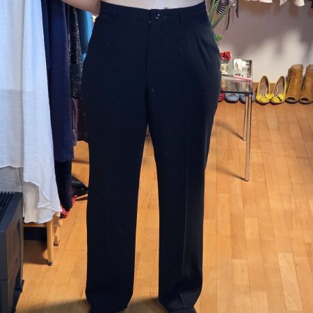 Elegante schwarze Businesshose XXL