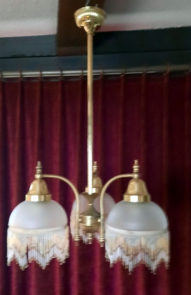 Lampadari & plafoniere: Jugendstil Kronleuchter 3 flammig – Usato da Eschenbach venduto da Alicekunst 1