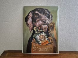 Emailschild Jägermeister Salon Bar Kneipe Emaille Schild