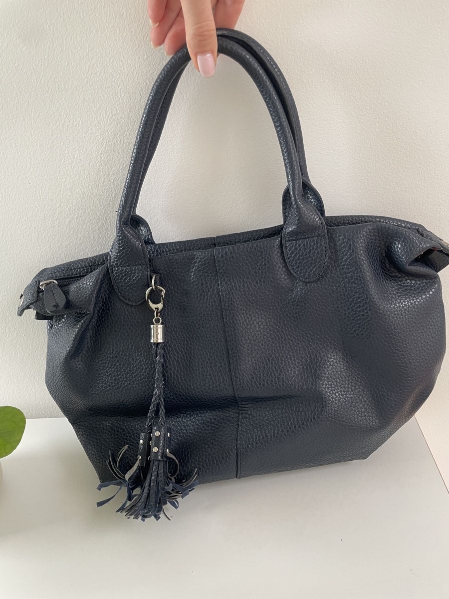 Borse da donna: Jake*s Handtasche, dunkelblau – Usato da Mauren venduto da acht33null