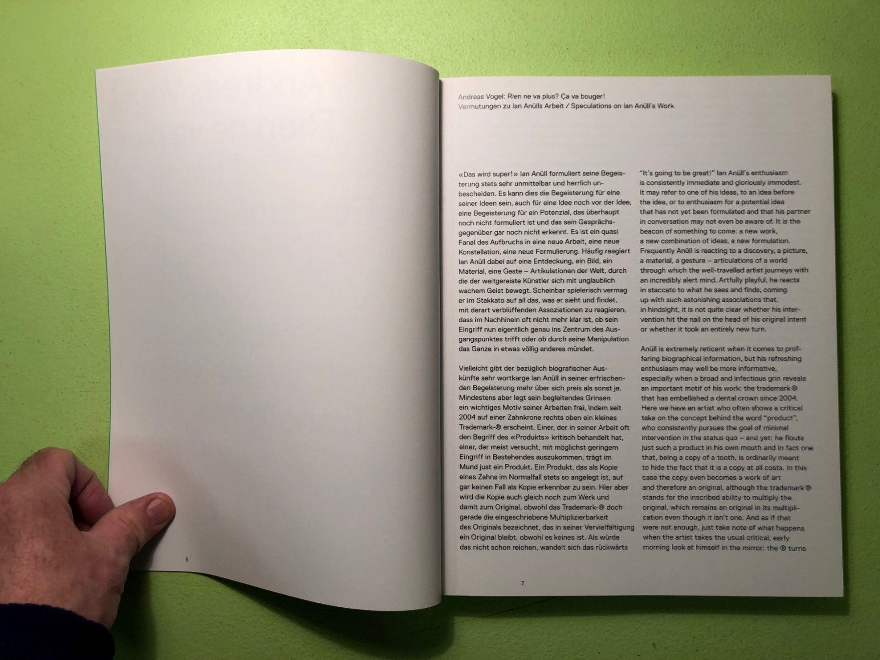 Bücher: Ian Anüll: Rien ne va plus d/e – Gebraucht aus Zürich von allp 3