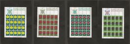 Bogen Serie Blumen 1972 Liechtenstein postfrisch