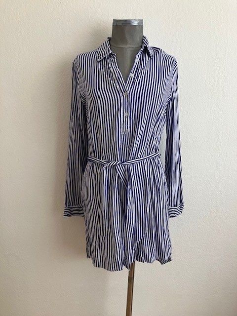 Robe vintage rayures et carreaux noir et blanc - Le Grenier de Lisette