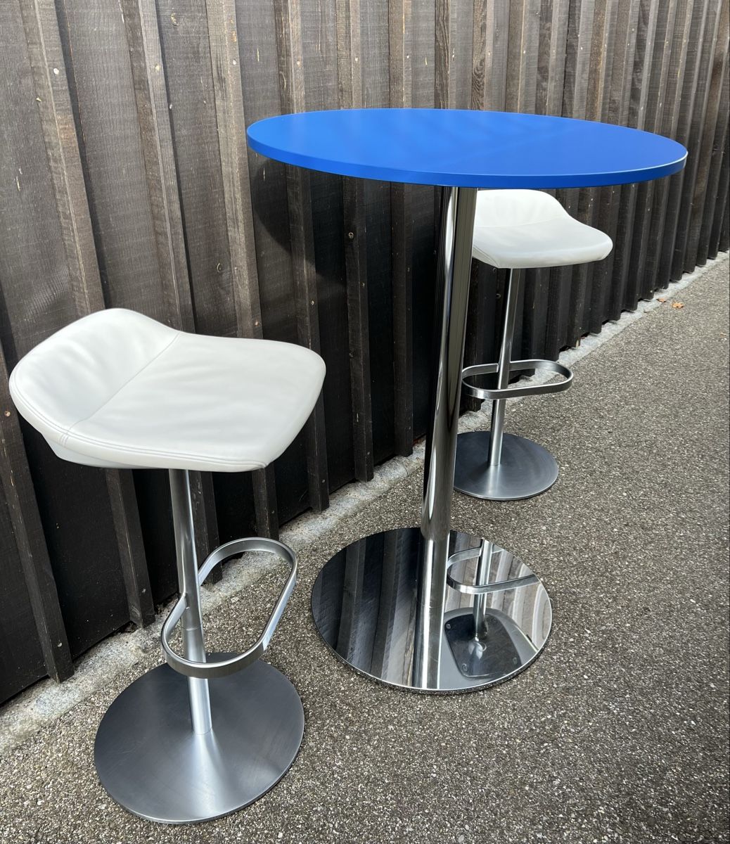 Knoll Sgabelli: Designer Barhocker Turtle Walter Knoll Echtleder – Usato da Tuttwil venduto da Sternli1980 5