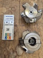 Planfräser SECO, neuwertig, Fräsköpfe mit Wendeplatten