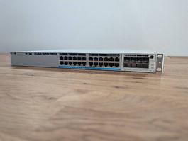2x Cisco C9300-24UX-A NM-8X 10G Switch