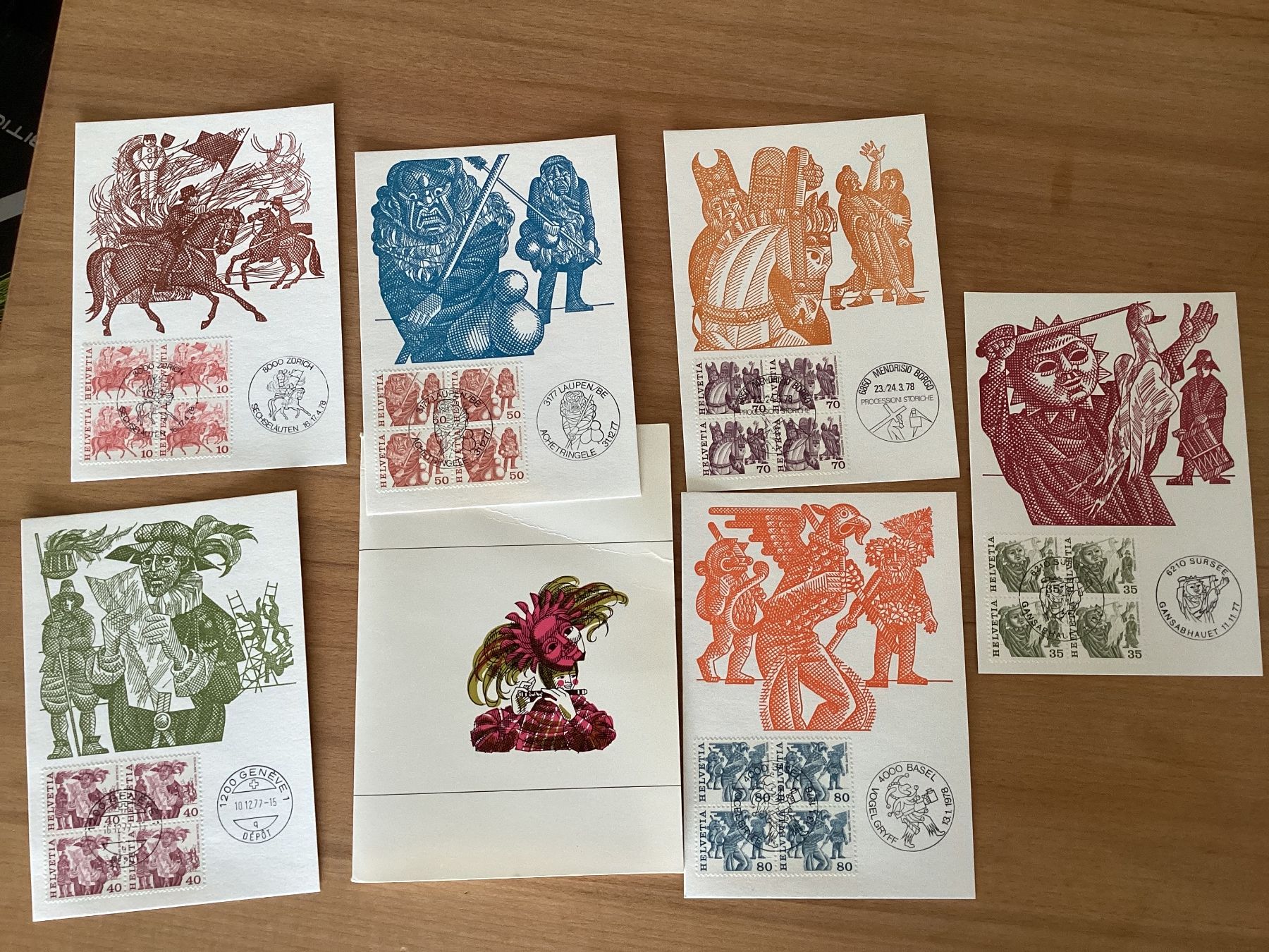 Tutti i francobolli: sonderstempel 1977 und 1978 – Usato da Reinach BL venduto da andreas_mueller