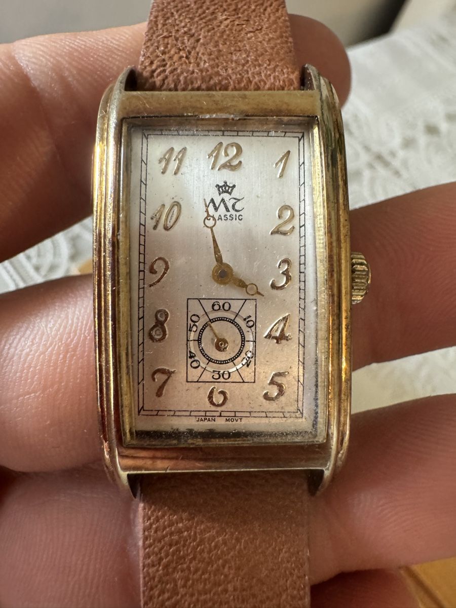 Uhren: MT Classic Rectangular Watch, Brown Strap – Gebraucht aus Gerlafingen von naj_vj8s 1
