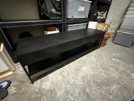 Schönes La Redoute Fernsehmöbel (used-look, schwarz, Metall)