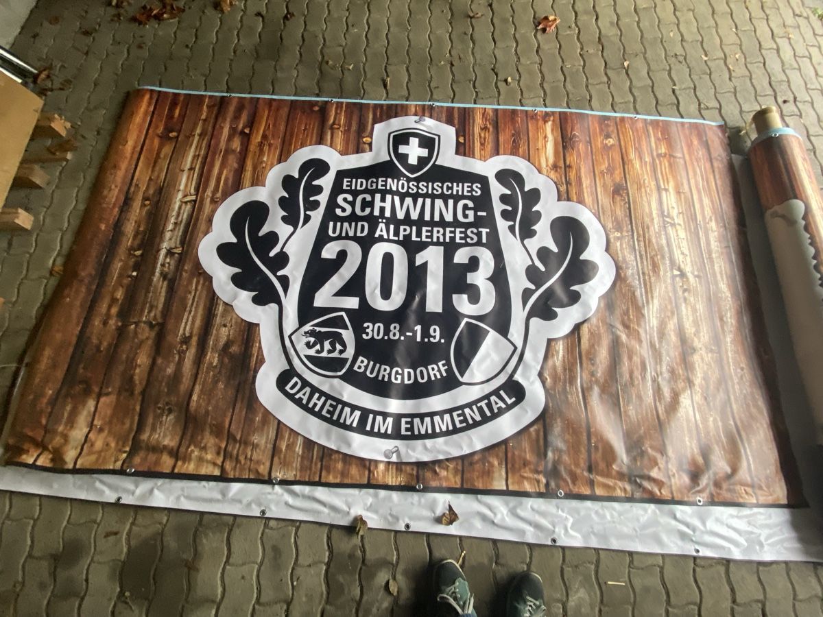 Foto & Immagini: Banner, Blache ESAF 2013 – Usato da Langenthal venduto da OldNr7