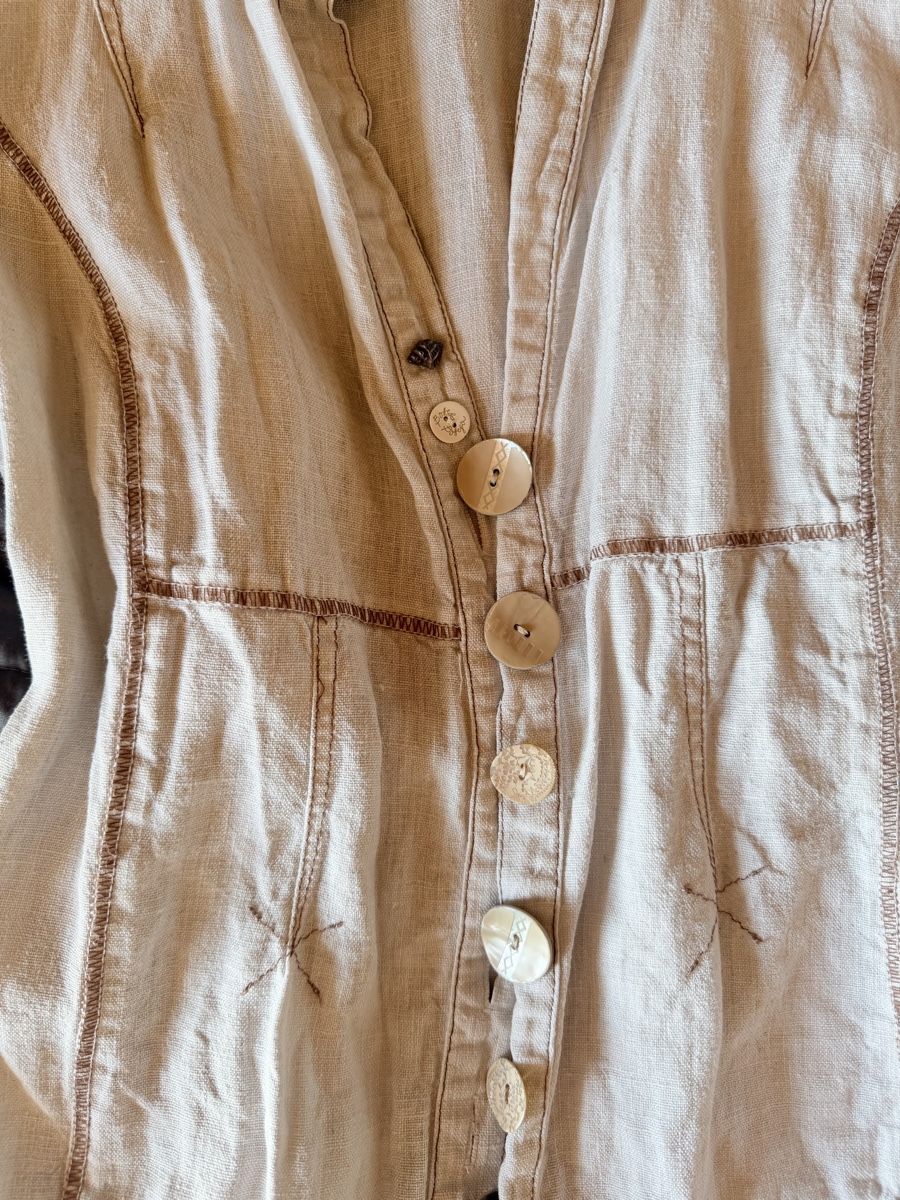 Vestiti: Bottega Leinen Kleid – Usato da Zetzwil venduto da April99 1