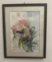 Aquarell „Irene Sola“ , signiert, gerahmt