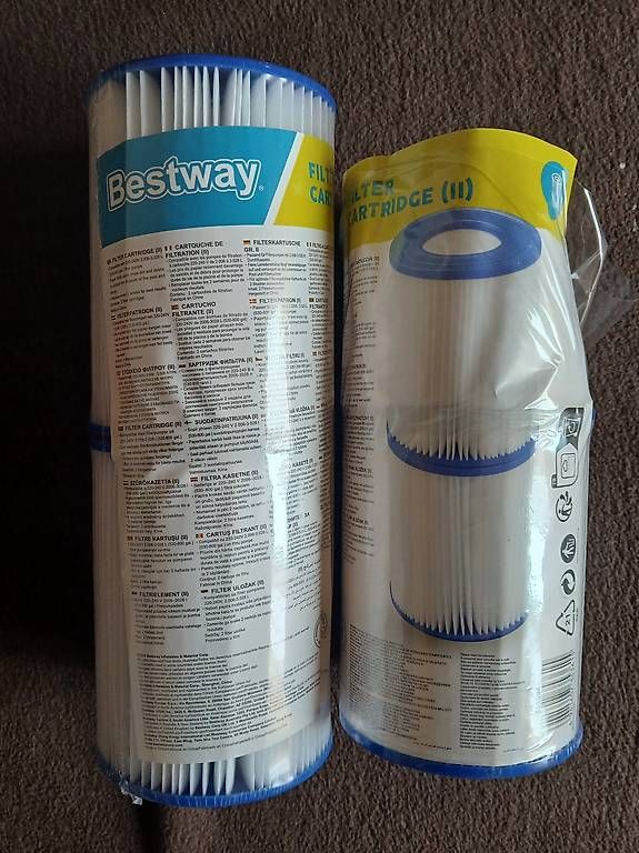 Schwimmbad-Zubehör: Bestway Poolfilterkartuschen – Neu und originalverpackt aus Riedholz von tan_22wk