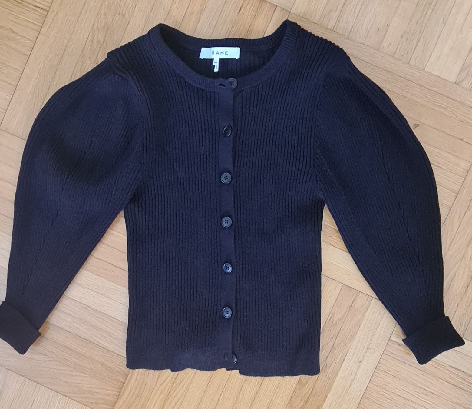 Giacche: Strickjacke Marke Frame schwarz Gr. S – Usato da Wettingen venduto da Mahariko