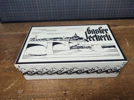 Wunderschöne alte Blechdose BASLERLÄCKERLI