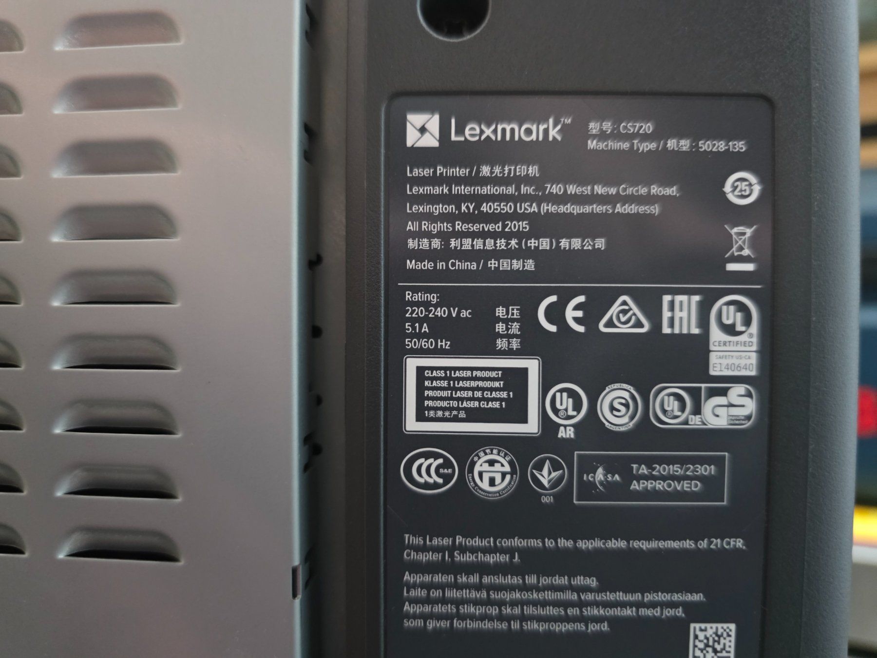 Lexmark Stampanti: Einwandfreier A4 Farb-Laserdrucker Lexmark CS720de Duplex – Usato da Safenwil venduto da gudda 7