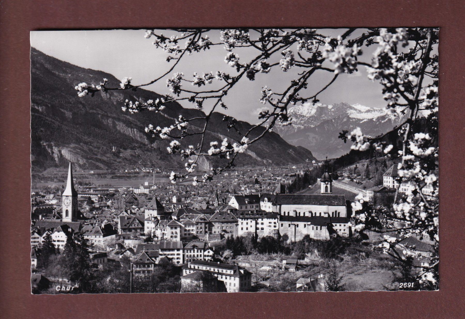 Cartoline postali: CHUR - Teilansicht – Usato da Pully venduto da nicecards-shop