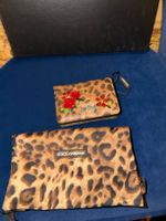 Neue Dolce&Gabbana Portemonnaie Leoprint mit Rosen, Neu!