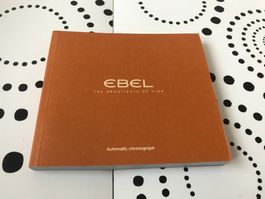 EBEL - AUTOMATIC CHRONOGRAPH - OPERATING INSTRUCTIONS