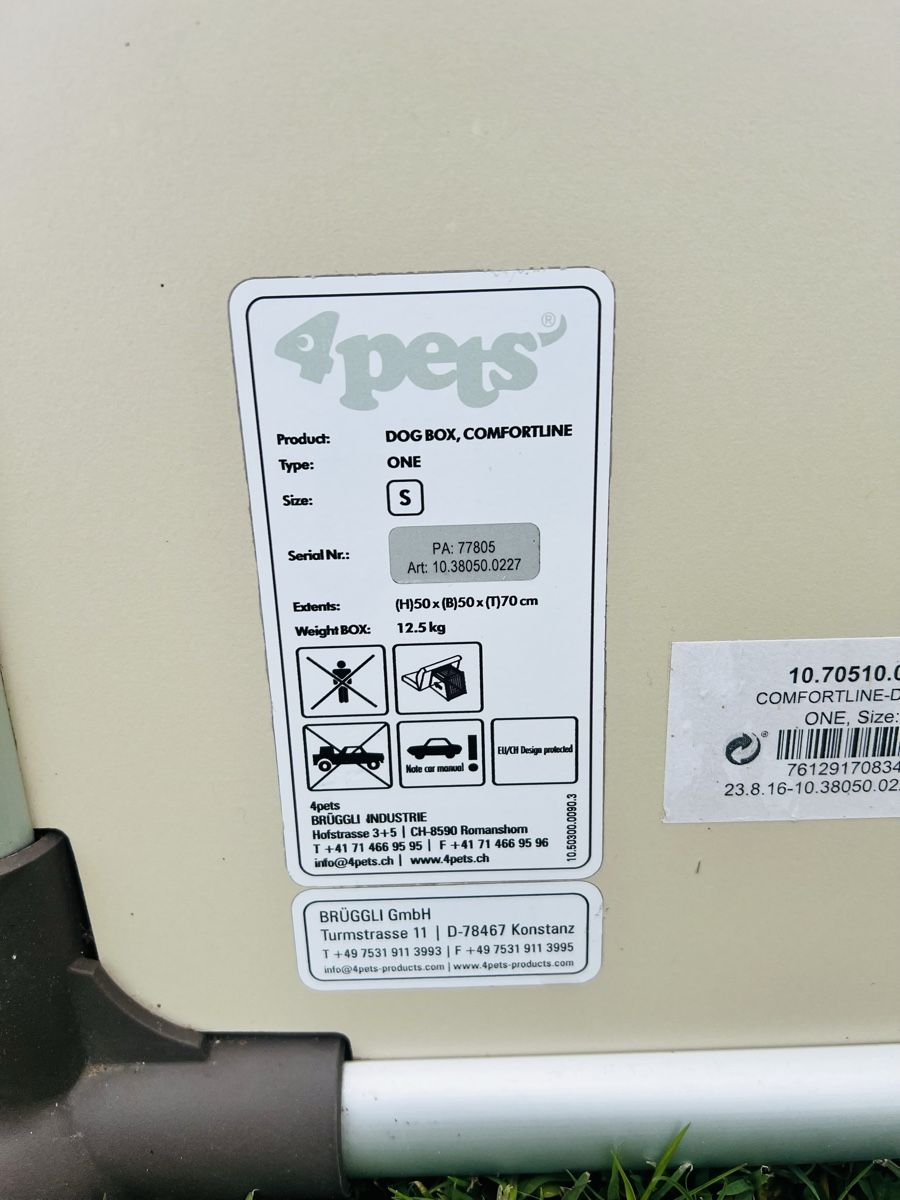 4pets Gabbie, trasporto & Sicurezza: 4Pets comfortline One S – Usato da Kriens venduto da pub_f79c 5