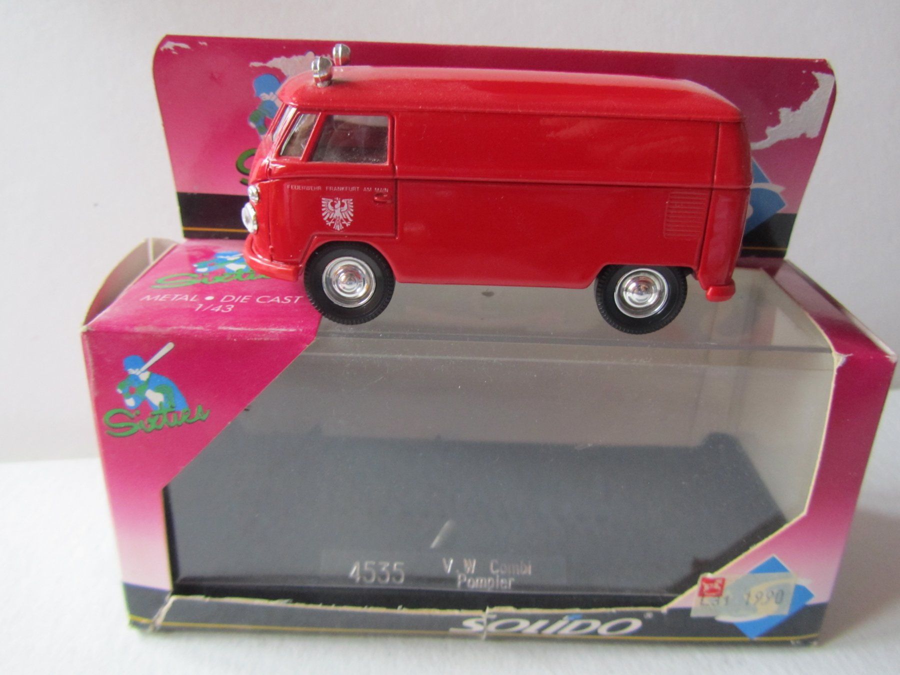 Solido Modellini d'auto: VW Combi Pompier, Solido – Usato da Weiningen ZH venduto da dietsch57 1