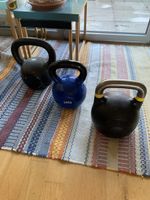 Set di 3 kettlebell in ghisa 16, 24 e 32 Kg