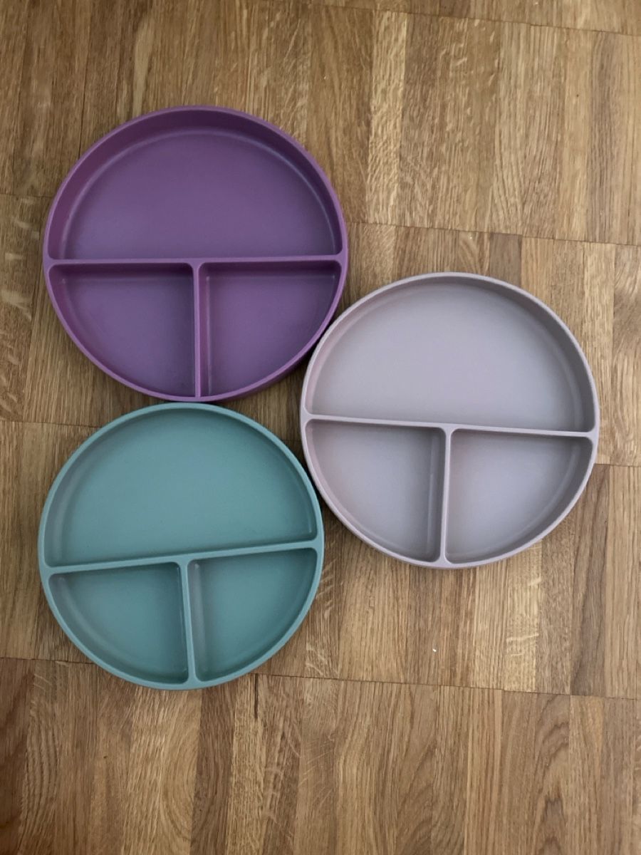 Teller: Set 3xTeller mit Fächern Silicon – Gebraucht aus Basel von edy_78pd 1