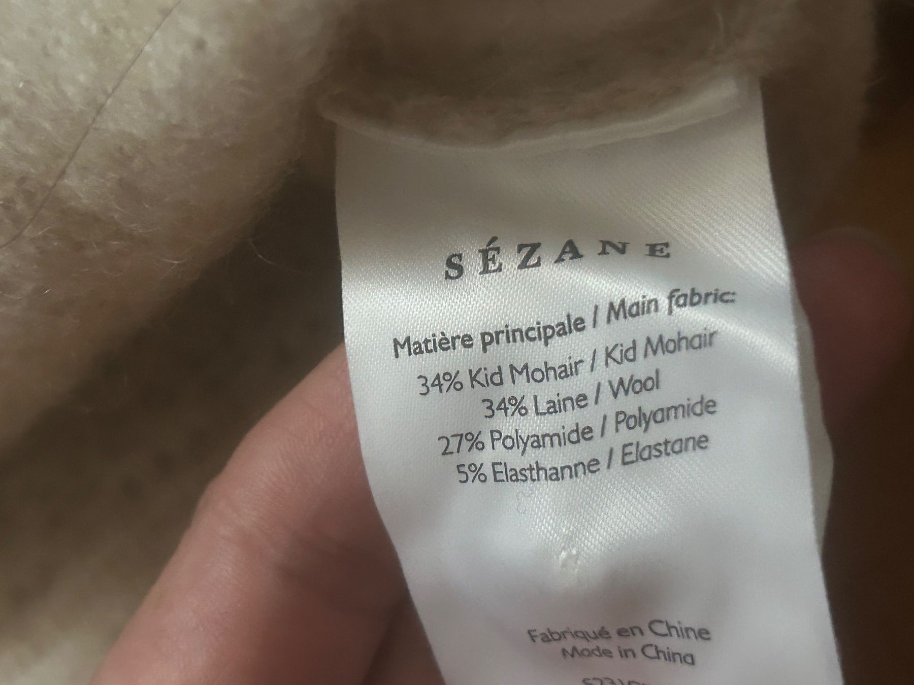 Sezane Maglioni & Felpe: Sézane Pullover Cardigan Wolle Mohair Gr. S – Nuovo (secondo la descrizione) da Genève venduto da sunandwind 5