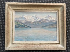 Eiger, Mönch und Jungfrau von F.J. Erismann 1947   (ID M436)