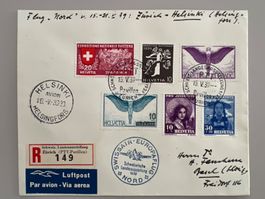 1939 Landi Europa-Flug Nord Zürich Helsinki mit 226a + F11z